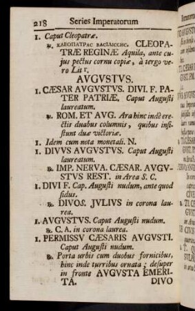 218-229, Augustus bis Julia Augusta