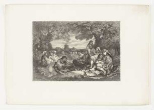 Orientalische Fantasie, Tafel 118 aus: "Les artistes contemporains", Band 6, Paris 1851