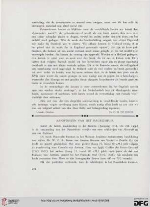 2.Ser. 9.1916: Aanwinsten van het Mauritshuis