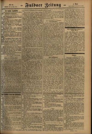 Zweite Ausgabe vom Mittwoch, den 24. März 1915.