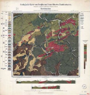 Geologische Karte von Preußen und benachbarten Bundesstaaten, [4914] Kirchhundem