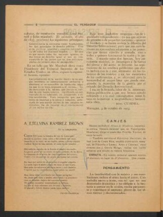 A Etelvina Ramírez Brown : En su cumpleaños