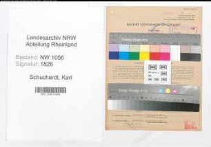 Entnazifizierung Karl Schuchardt , geb. 15.06.1910 (Geschaeftsfuehrer)
