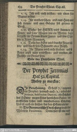 Der Prophet Jeremias