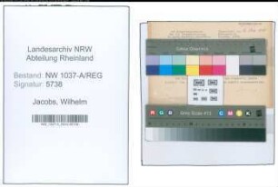 Entnazifizierung Wilhelm Jacobs , geb. 24.09.1909 ()