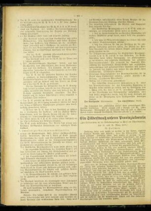 ¬Ein¬ Silberstrauß unserm Provinzialverein : (zur Erinnerung an die Gründungstage in Werl am Osterdienstag, den 30. und 31. März 1891)