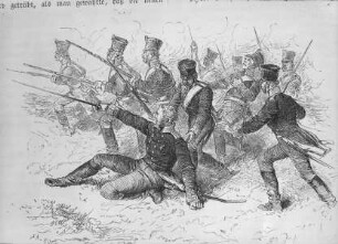 Kolberg, Ausfall der Besatzung 1807; der Kommandant Hauptmann von Waldenfels stirbt