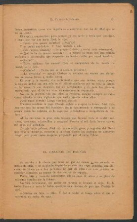El cazador de faunos