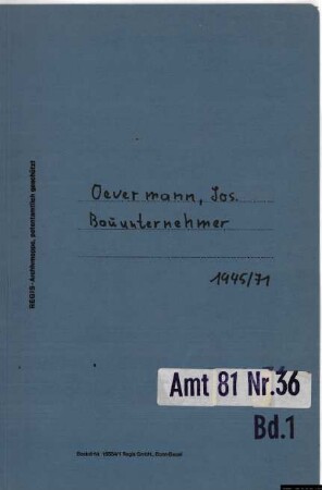 Bauunternehmung Josef Oevermann