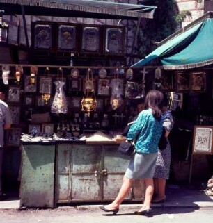 Athen, Ikonen- und Weihrauchhändler