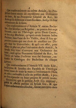 Extrait Des Registres Du Parlement. Du 31 Mars 1753.