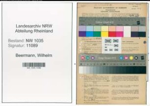 Entnazifizierung Wilhelm Beermann , geb. 19.12.1895 (Ingenieur)