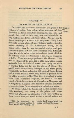 Chapter V. The rise of the Ahom kingdom