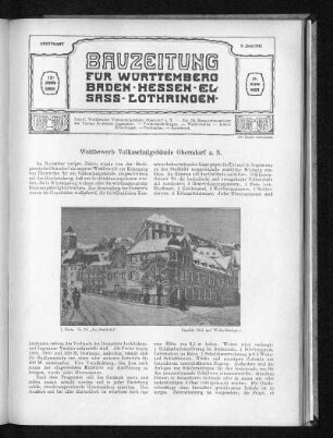 Wettbewerb Volksschulgebäude Oberndorf a. N.