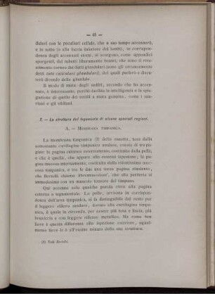 7. - La struttura del tegumento di alcune speciali regioni.