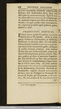 Franciscus Sohstius