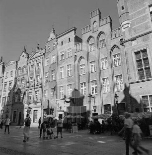 Bürgerhäuser der ul. Długa (Langgasse) in Danzig