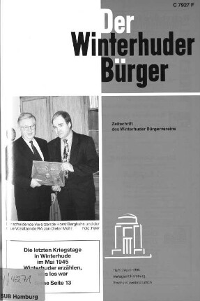 Heft II / April 1995 : Zeitschrift des Winterhuder Bürgervereins