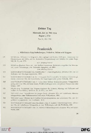 Dritter Tag (Nr. 521-745)
