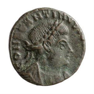 Münze, Follis, Aes 4, 337 n. Chr.