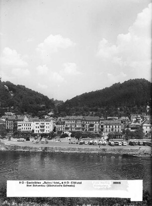 HO-Gaststätten Bahrs Hotel und HO-Elbhotel Bad Schandau