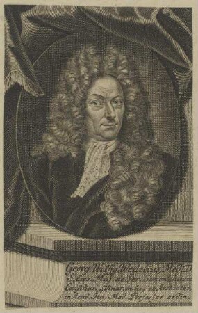 Bildnis des Georg Wolfgang Wedelius
