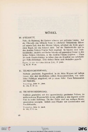 Möbel (Nr. 80-90)
