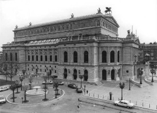 Opernhaus/Alte Oper; Frankfurt, Opernplatz 1, Opernplatz, Liesel-Christ-Anlage, Bockenheimer Anlage, Alte Oper