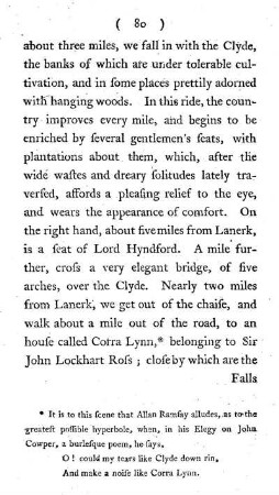 Lanerk and the Falls of the Clyde