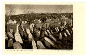 Der Krieg 1914/15 in Postkarten, 49. Reihe, Abt.: Rußland; Inhalt: 3. Gruppe (mit Zensurvermerk 16.05.1916): Nr. 482: Alter Judenfriedhof bei Slonim