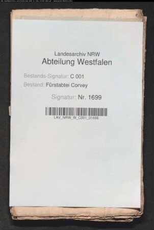 Belehnung der Familien Berendes, ehemals Reinhart, sp. Kroes zu Dassel, und Feind mit Ländereien zu Relliehausen, Wernhausen und Holtensen