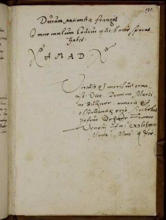 P. Wehner Franco, Venedig 1574