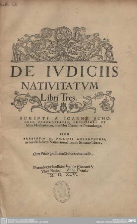 De iudiciis nativitatum libri tres