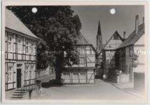 Soest, Damm und Kirche St. Maria zur Wiese