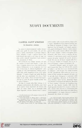 Nuovi documenti