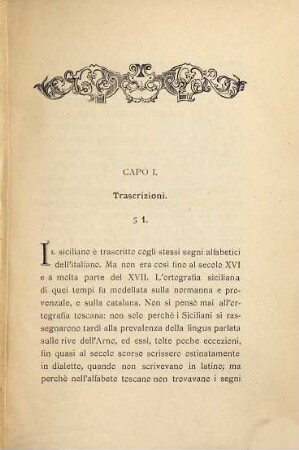 Introduzione allo studio del Dialetto Siciliano Tentativo d'applicazione del metodo storico-comparativo