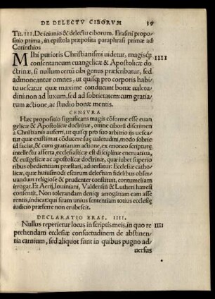Tit. III. De ieiunio & delectu ciborum.