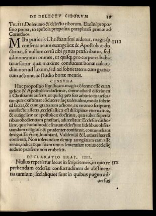 Tit. III. De ieiunio & delectu ciborum.