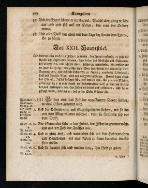 402-410, Das XXII. Hauptstueck
