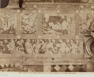Domenico Beccafumi: Geschichten des Volkes Israel, Detail des Fußbodens im Dom von Siena