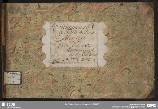 Miserere. Arr - Mus.2170-E-4 : V (4), Coro, orch - g