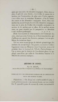 Questions de licence.
