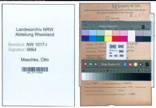Entnazifizierung Otto Maschke , geb. 23.03.1905 (Arbeiter)