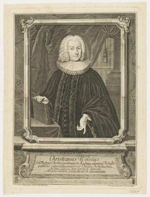 Bildnis des Christianus Weisius