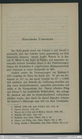 [Über einige Derivate des Xylols]