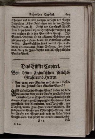 Das Eilffte Capitel - Das Dreyzehende Capitel.
