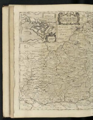 Landtcarte Von den Ambtern RENDSBORG KIEL UND BORDESHOLM