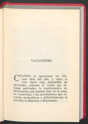Vacaciones