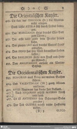 Die Occidentalischen Kayser