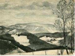 Winterliche Berglandschaft